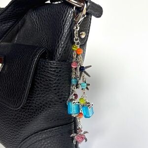 Purse Charm with a STARFISH & TURTLE Theme